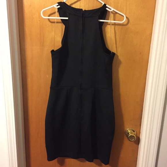 Juniors size 13 black dress silver beading- BONGO - Picture 2 of 4